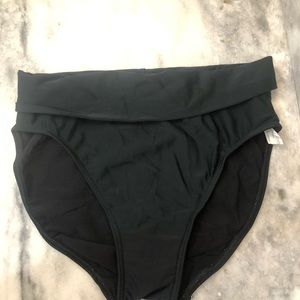 Seafolly bikini bottom size 6 black